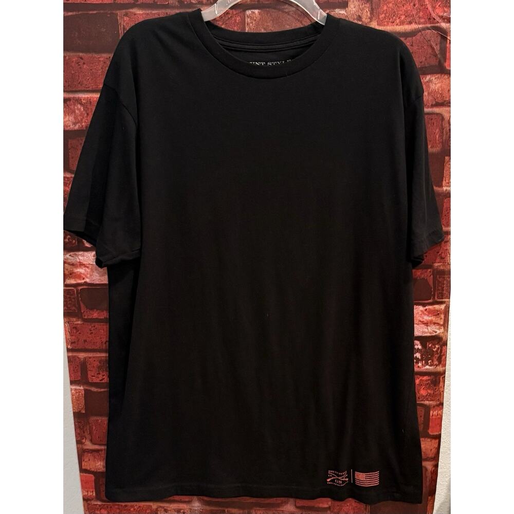 Grunt Style Men’s Black Short Sleeve Freedom Angel T-Shirt Size XL